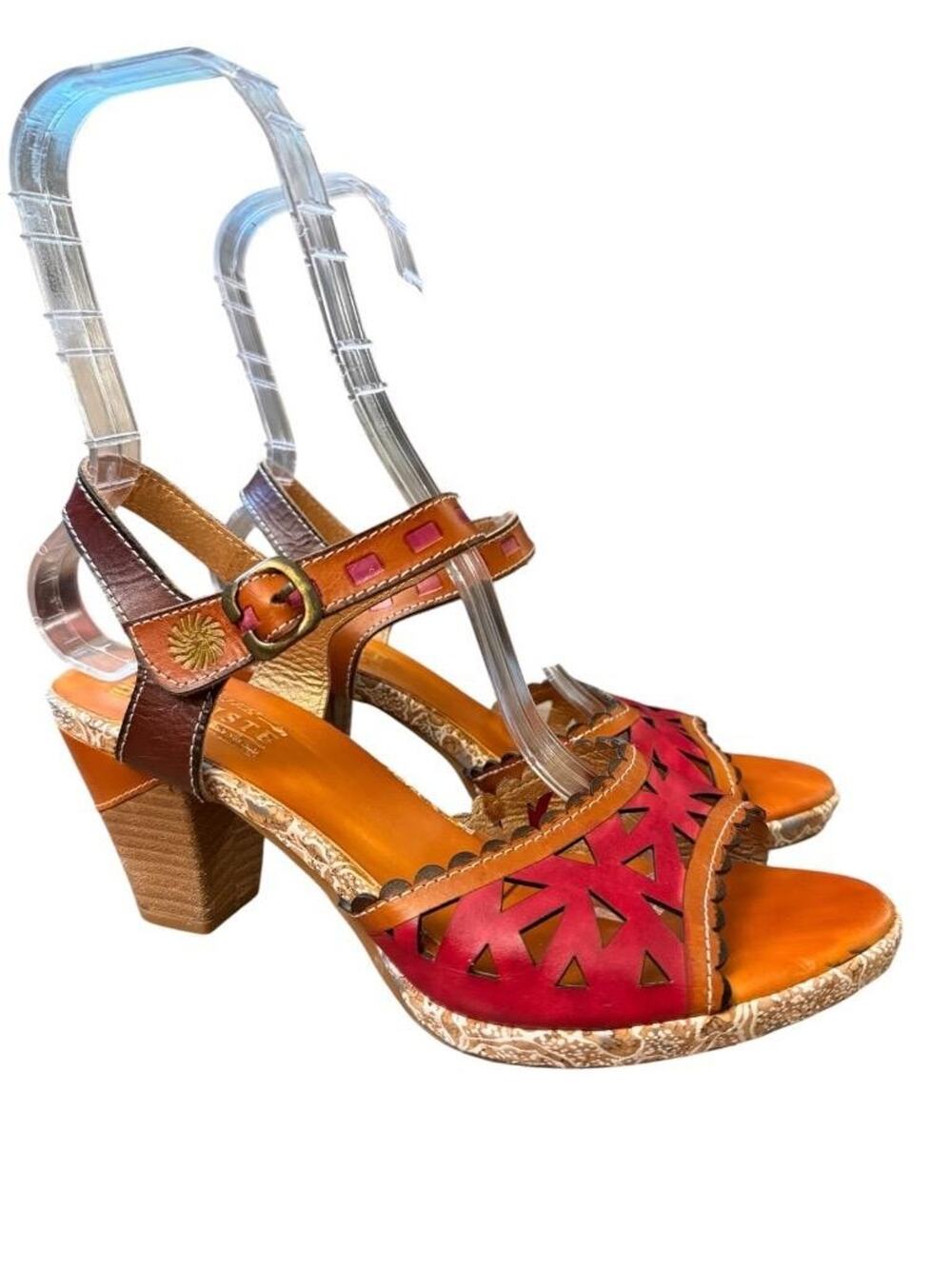 L'Artiste by Spring Step Acela Sandal Heel Women size 41 US 10